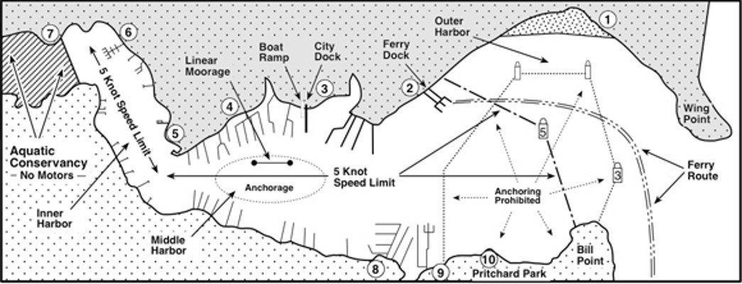 Eagle Harbor chart